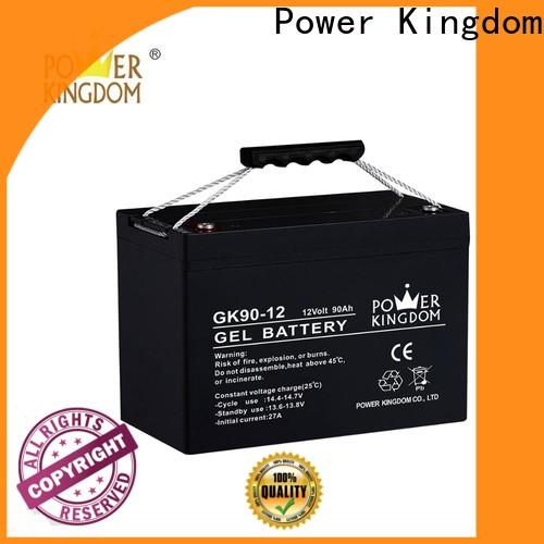 Power Kingdom Custom 100ah sealed lead acid battery company solor system