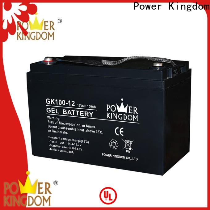Power Kingdom Latest 100ah lead acid battery price for business wind power system