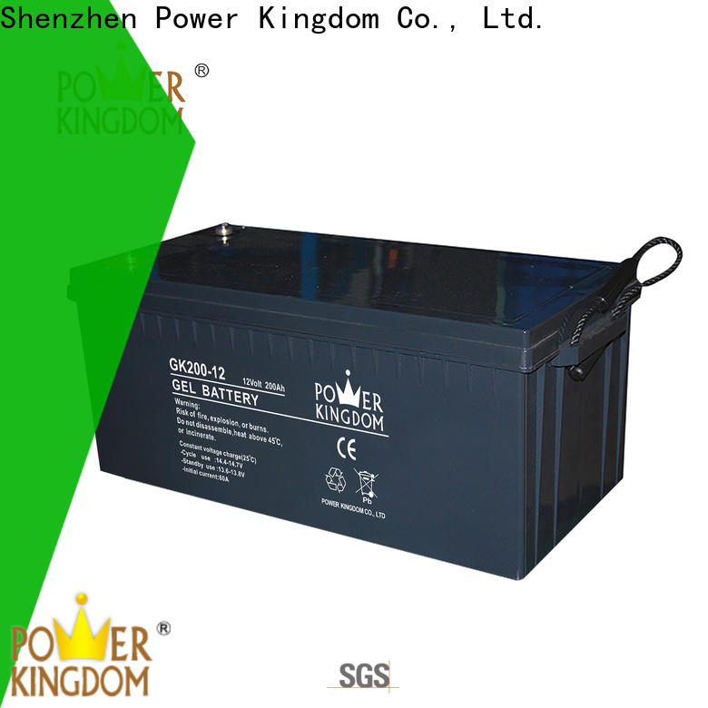Power Kingdom sealed lead acid rechargeable battery 6v 4ah company solor system