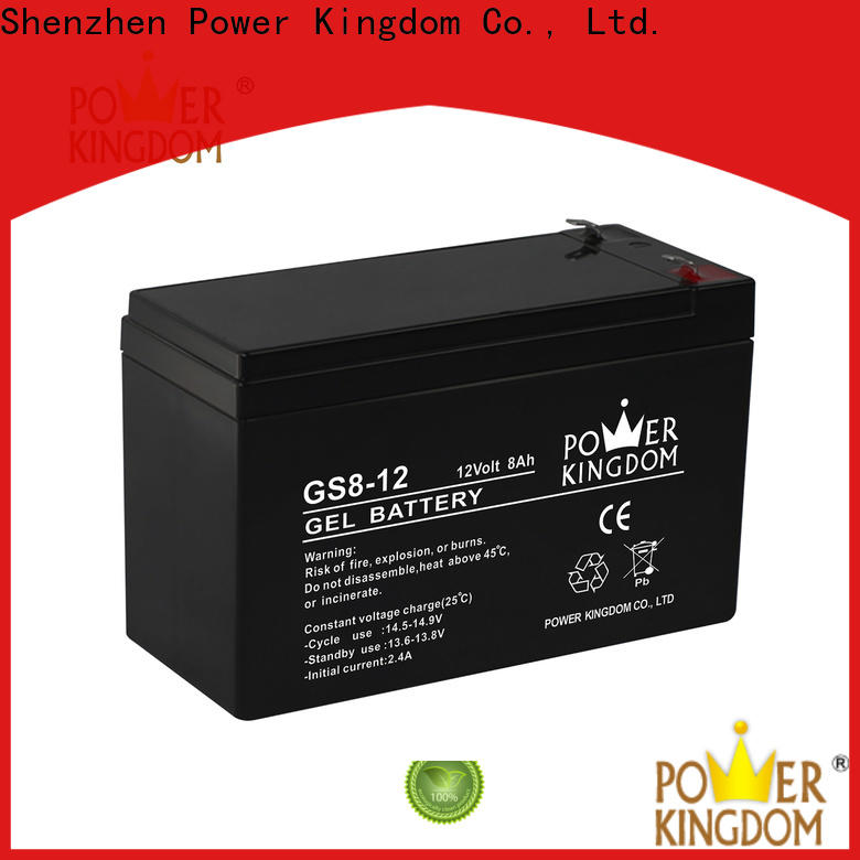 Power Kingdom sealed lead calcium battery Suppliers medical equipment