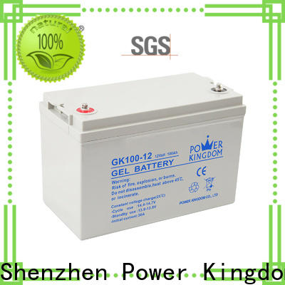 Power Kingdom higher specific energy sealed lead calcium battery with good price wind power system