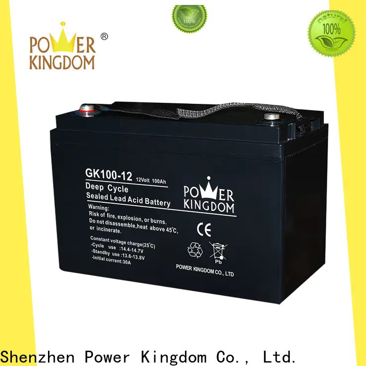 Power Kingdom 12v 12ah sealed lead acid battery rechargeable design wind power system