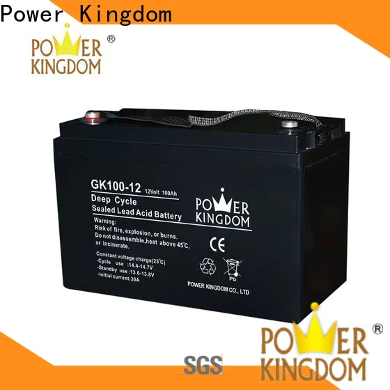 Power Kingdom Top 6v 10ah lead acid battery factory wind power system