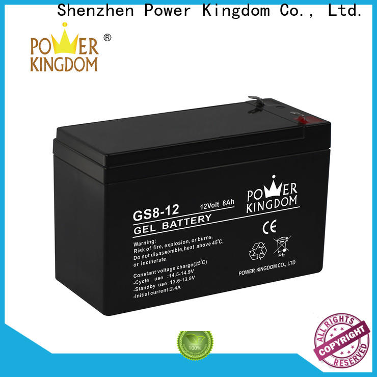 Power Kingdom Custom lead acid battery 6 volt with good price wind power system