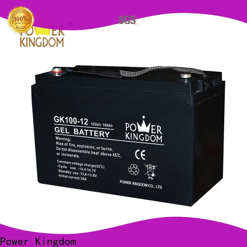 Power Kingdom sealed rechargeable lead acid battery 6v 4ah design medical equipment