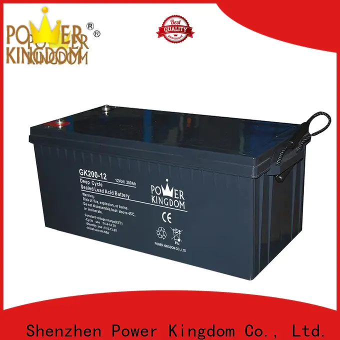 Power Kingdom rechargeable sealed lead acid battery 12v 18ah factory wind power system