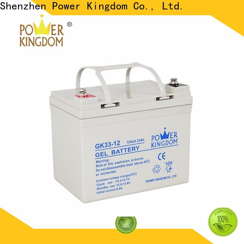 Power Kingdom lead acid battery specs design solor system