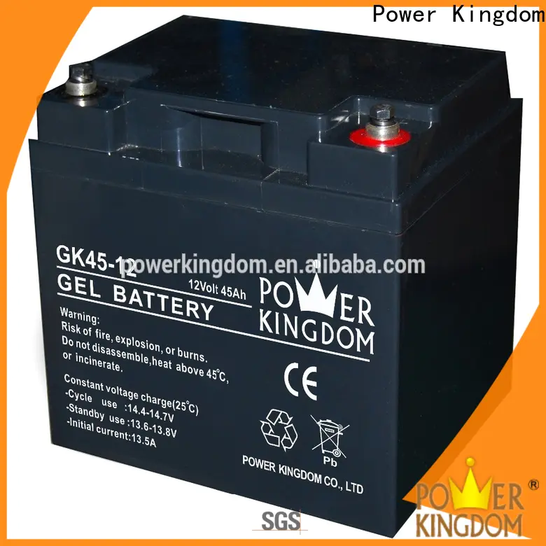Power Kingdom charging sealed car batteries Supply solor system