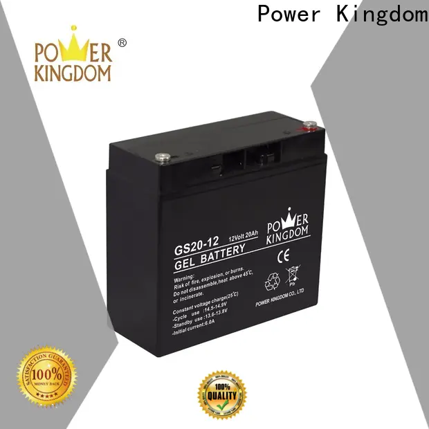 Power Kingdom 120 amp agm battery factory price