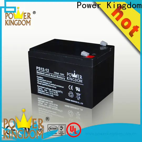 Power Kingdom no electrolyte leakage sealed 12v deep cycle battery factory deep discharge device