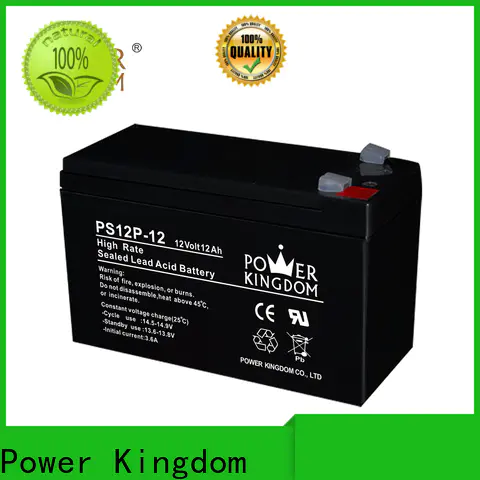 Power Kingdom Top 105ah agm deep cycle battery Supply deep discharge device