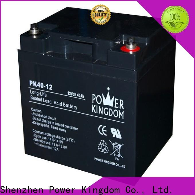 Power Kingdom Latest sealed valve regulated battery Suppliers solar and wind power system