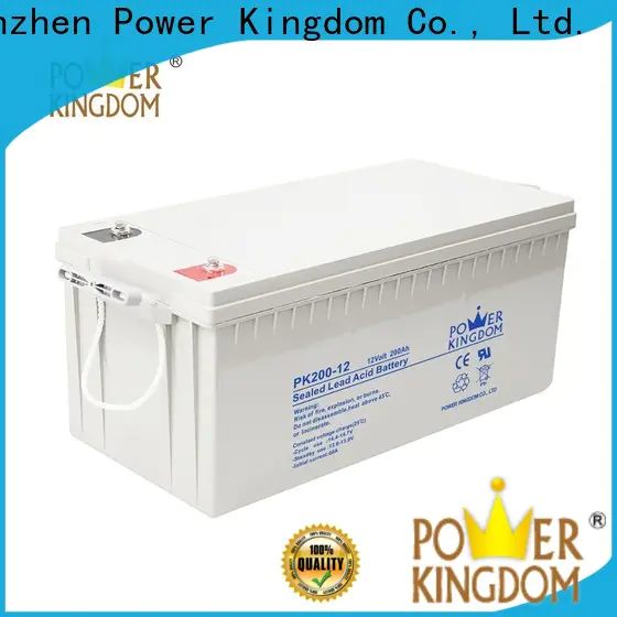 Power Kingdom 130 agm battery factory price Automatic door system
