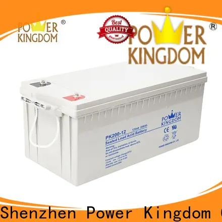Power Kingdom 12 volt gel cell factory price solar and wind power system