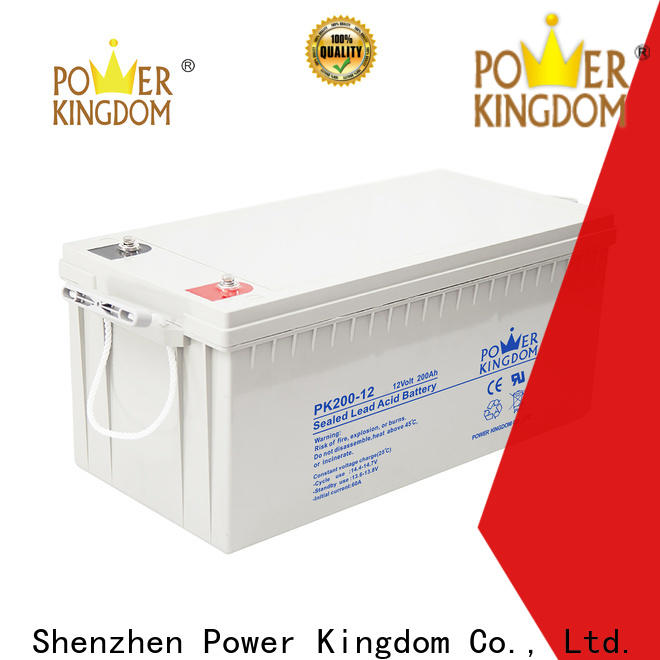 Power Kingdom advanced plate casters valve regulated gel battery manufacturers