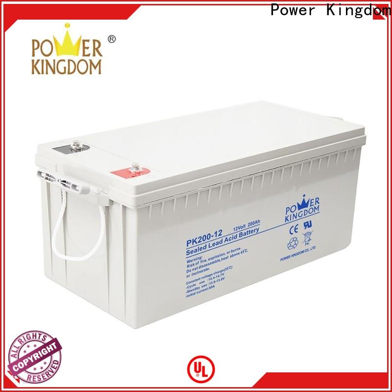 Power Kingdom Top 100ah gel battery factory price Automatic door system