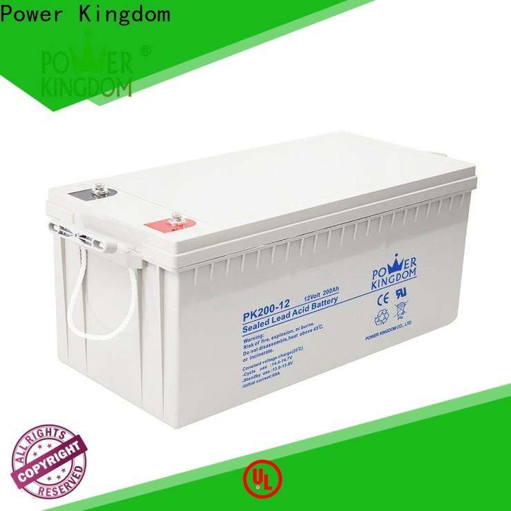Power Kingdom Top best deep cycle battery charger factory solar and wind power system