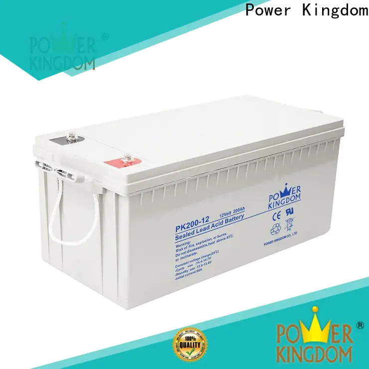 Power Kingdom 12 volt gel cell rechargeable battery factory price Automatic door system
